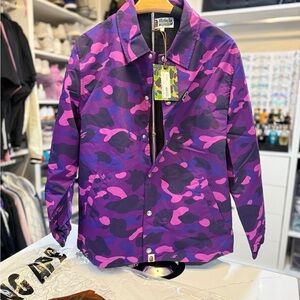 A Bathing Ape Purple Camo Jacket- Brand New! Multiple sizes